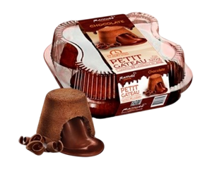 Petit Gâteau Chocolate 80g BJ c/ 4 unidades