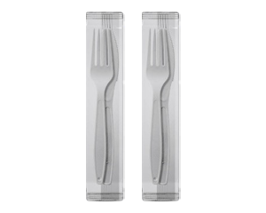 Kit Garfo, Faca e Guardanapo Master Branco cx 150un