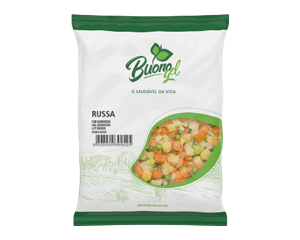 Seleta Russa 2,5kg (batata/cenoura cubo/ervilha)