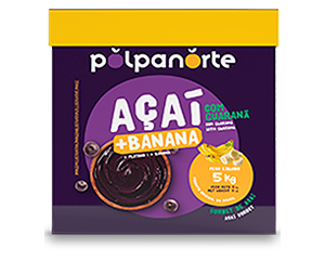 Açaí com Banana Caixa 5kg