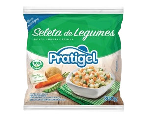 Seleta de Legumes 300g (batata, cenoura e ervilha)