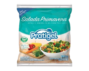 Salada Primavera 300g (brócolis, cenoura, milho, pimentão e vagem)
