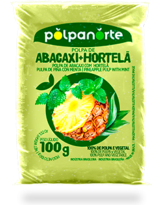 Polpa de Abacaxi com Hortelã (10un x 100g)