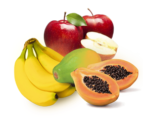 Vitamina (Banana, Mamão e Maçã) (10un x 100 gramas)