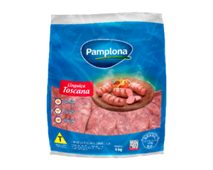 Linguiça Toscana Pamplona pct 4kg