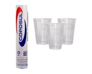 Copo Descartável para Água 180ml pct 100un
