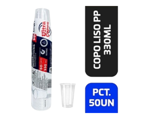 Copo PP TR Ultra 330ml pct 50un