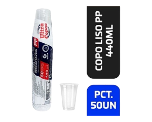 Copo PP TR Ultra 440ml pct 50un