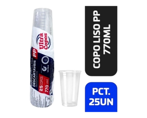 Copo PP TR Ultra 770ml pct 25un