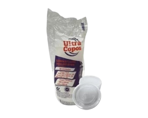 Tampa com furo para copos Ultra 440ml / 550ml pct 50un