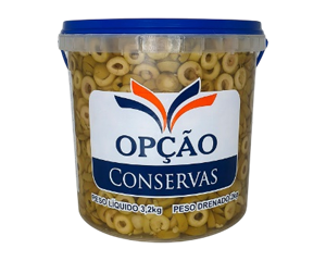 Azeitona Verde Fatiada Opção 2Kg
