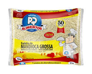 Farinha de Mandioca Grossa 1kg