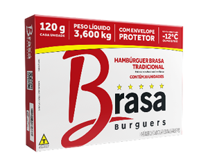 Hambúrguer Tradicional 120g com 30 unidades